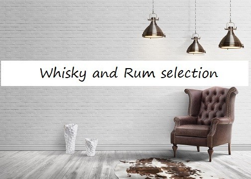 Whisky and Rum selection